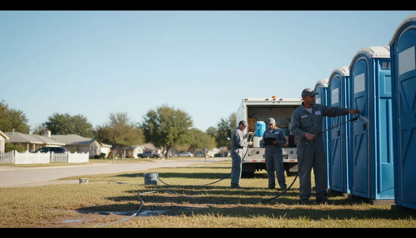 Long-Term Portable Toilet Rental in Perry, GA near me